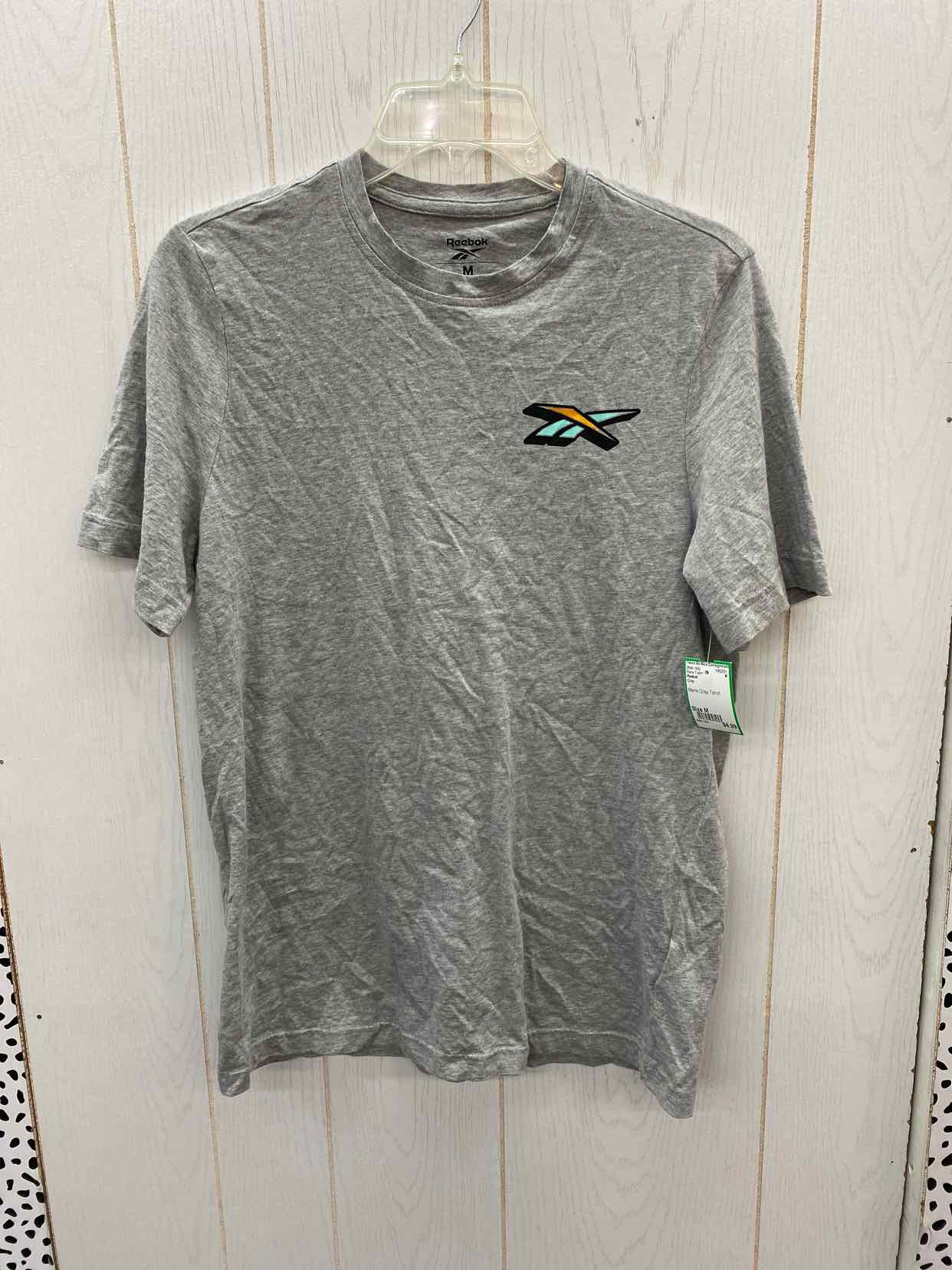 reebok shirts mens silver