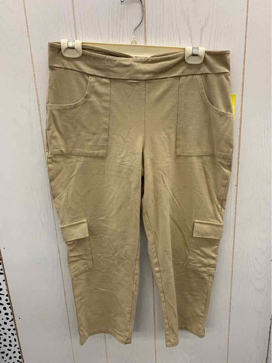 Women with Control Tan Womens Size 10P Pants