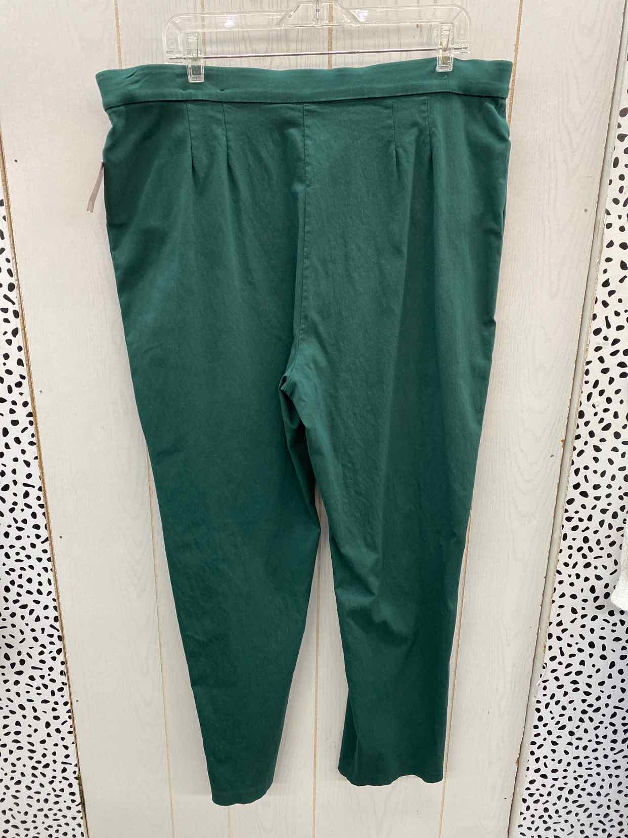 Worthington Green Womens Size 20W Pants