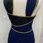 1971 Reiss Navy Womens Size 6 Dress