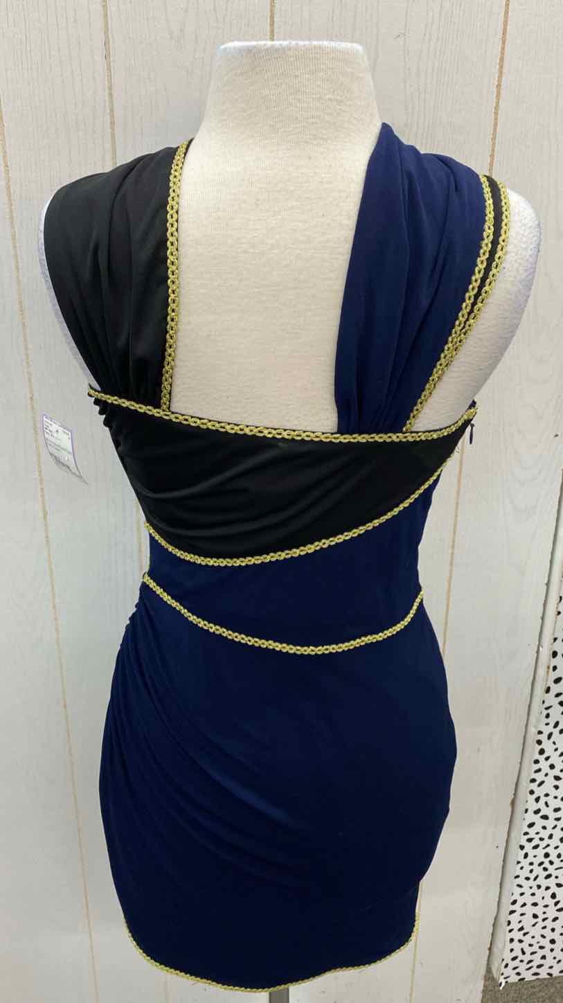 1971 Reiss Navy Womens Size 6 Dress