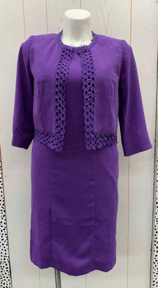Jessica London Purple Womens Size 12/14 Dress