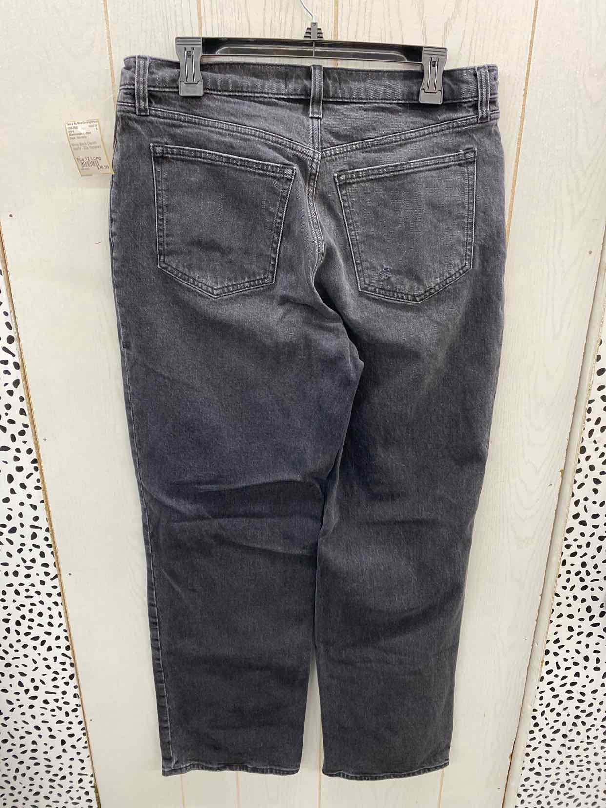 Abercrombie & Fitch Black Womens Size 12 Long Jeans