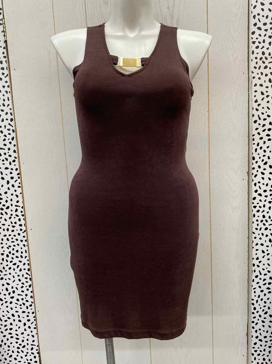 Brown Womens Size 10 Dress