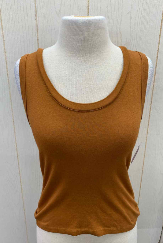 A New Day Brown Womens Size Small Tank Top