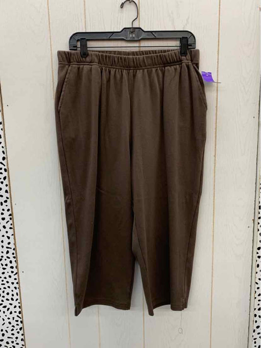 Woman Within Brown Womens Size 18 Pants