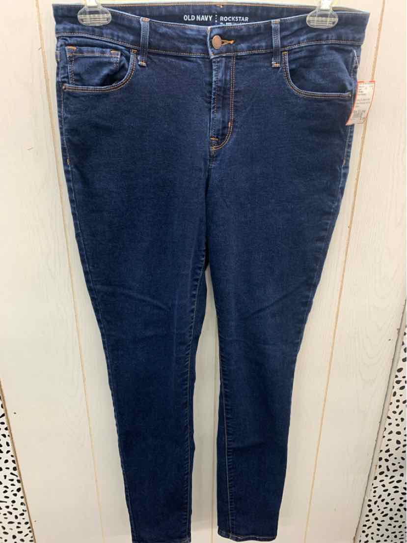 Old Navy Blue Womens Size 12 Long Jeans