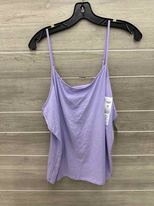 Time & Tru Size 22 Lavender Womens Tank Top