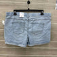 Time & Tru Blue Womens Women Size 20 Shorts