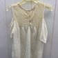 Cream Womens Size Small Shirt