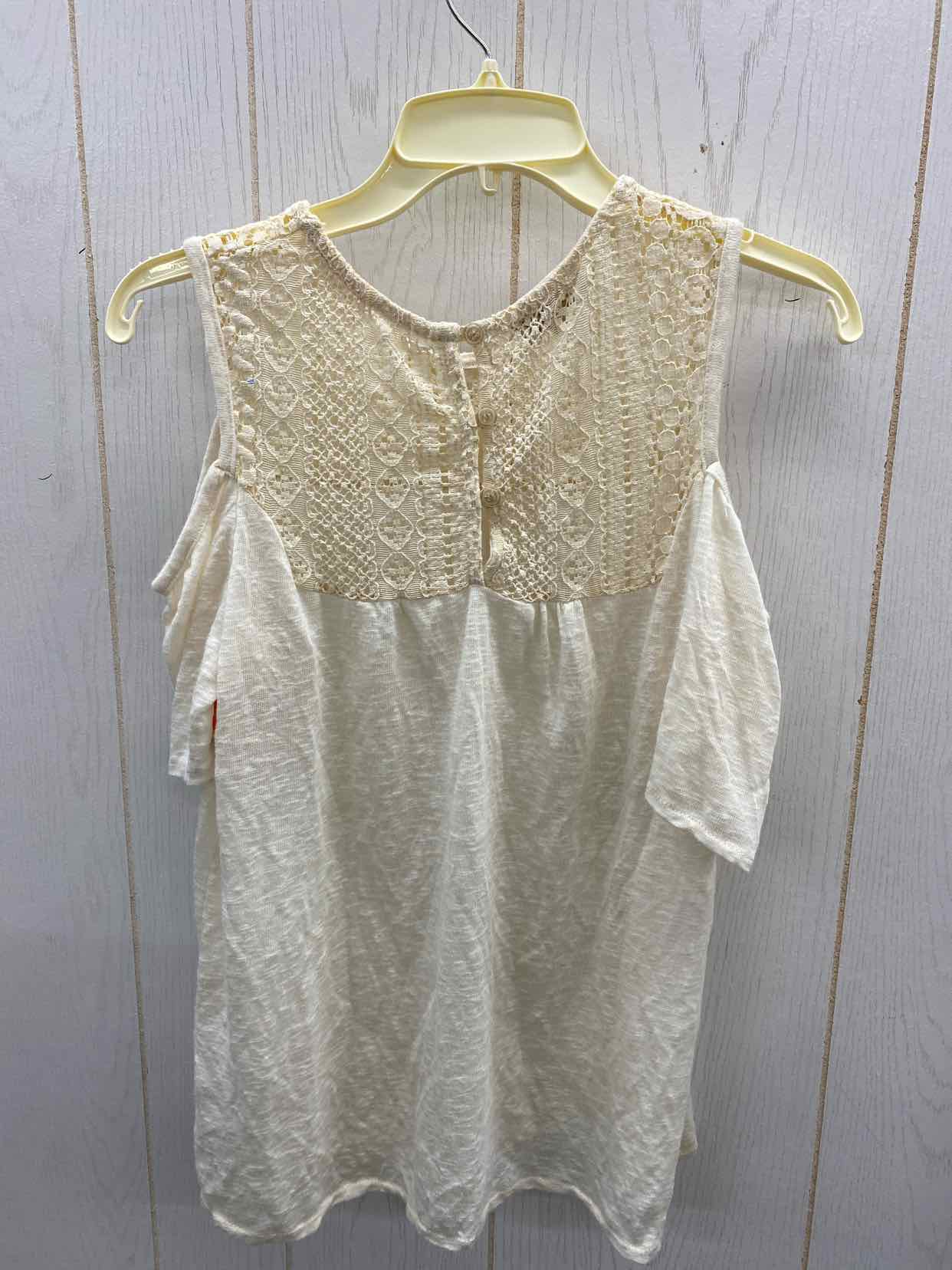 Cream Womens Size Small Shirt