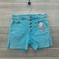 Tractr Teal Womens Women Size 2 Shorts