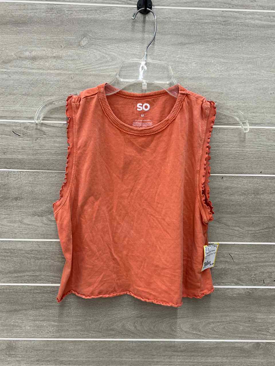 So Orange Junior Women Size M Tank Top