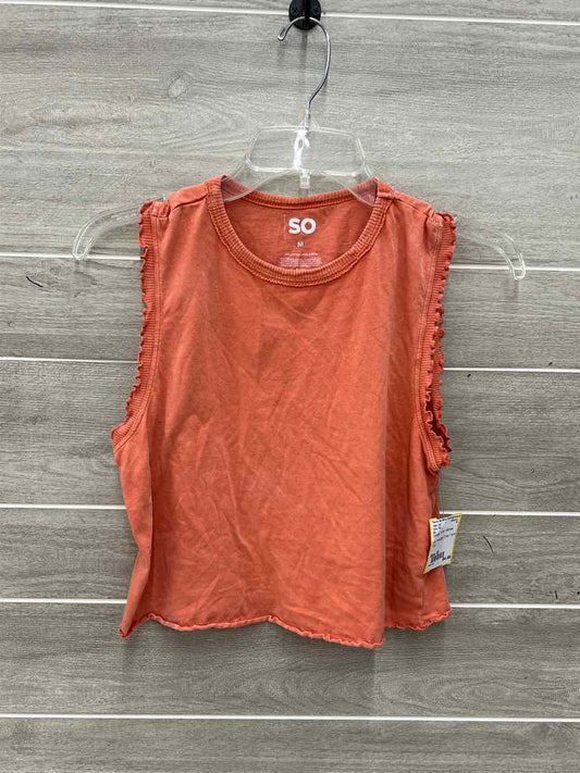 So Orange Junior Women Size M Tank Top