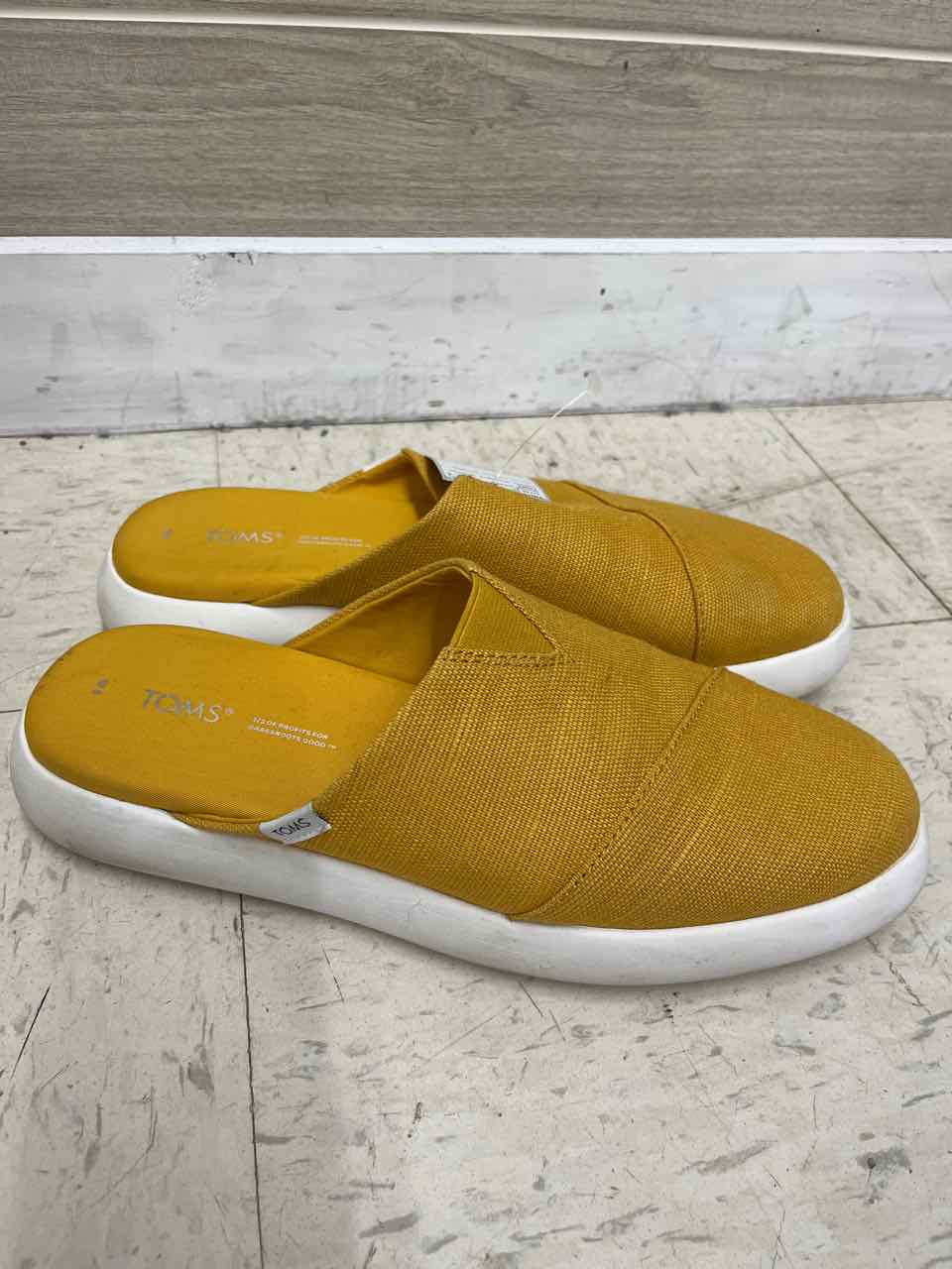 TOMS US Shoe Size 9 Yellow Womens Shoes/Footwear
