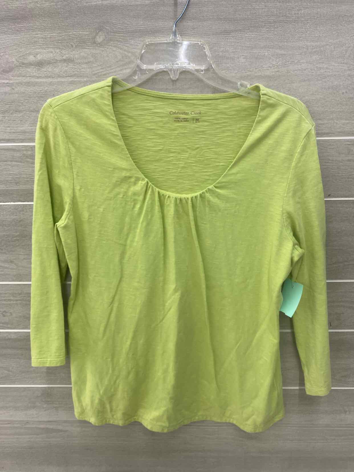 Coldwater Creek Green Womens Size M Shirt