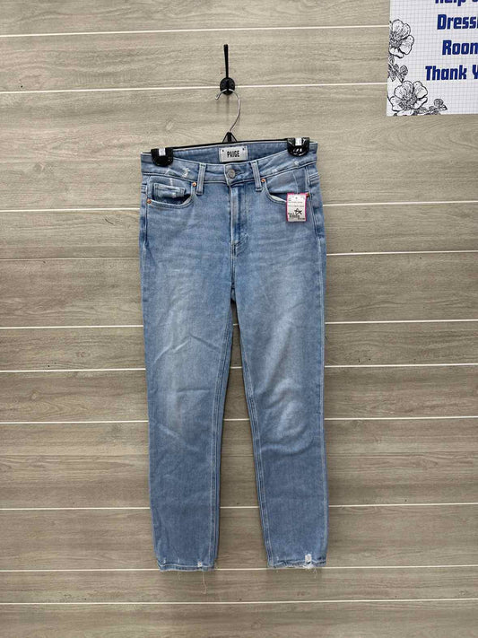 Paige Size 2 Blue Womens Jeans