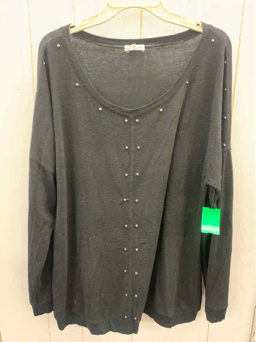 Eye Shadow Black Womens Size XL Shirt