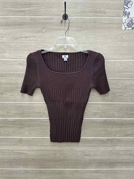 Worthington Size S Brown Womens Shirt