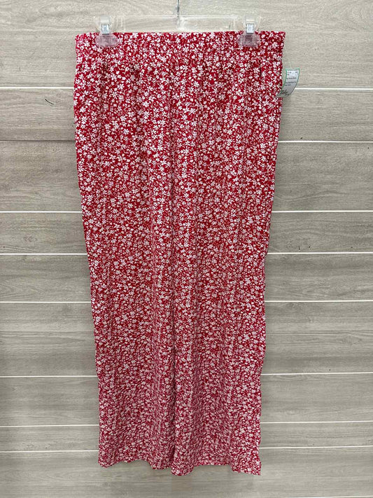 Size 12 Red Womens Pants