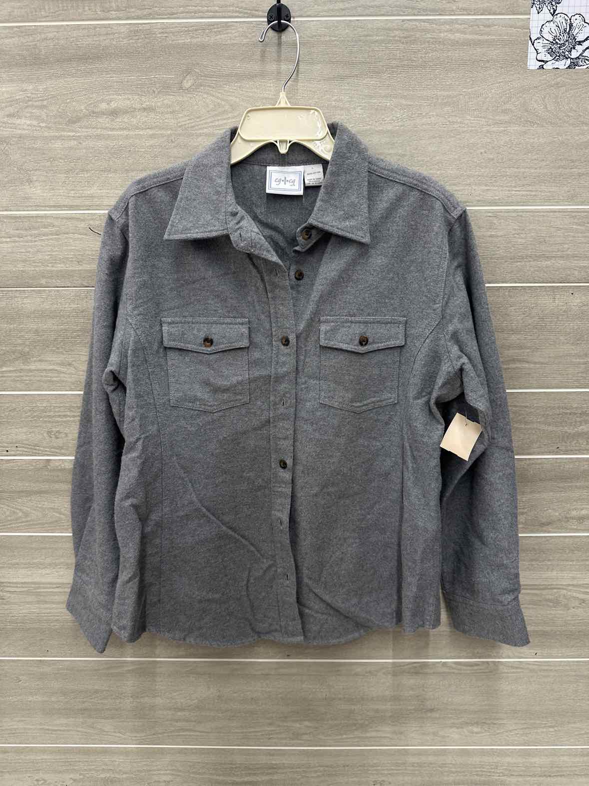 CG/CG Size L Gray Womens Shirt