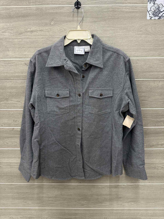 CG/CG Size L Gray Womens Shirt