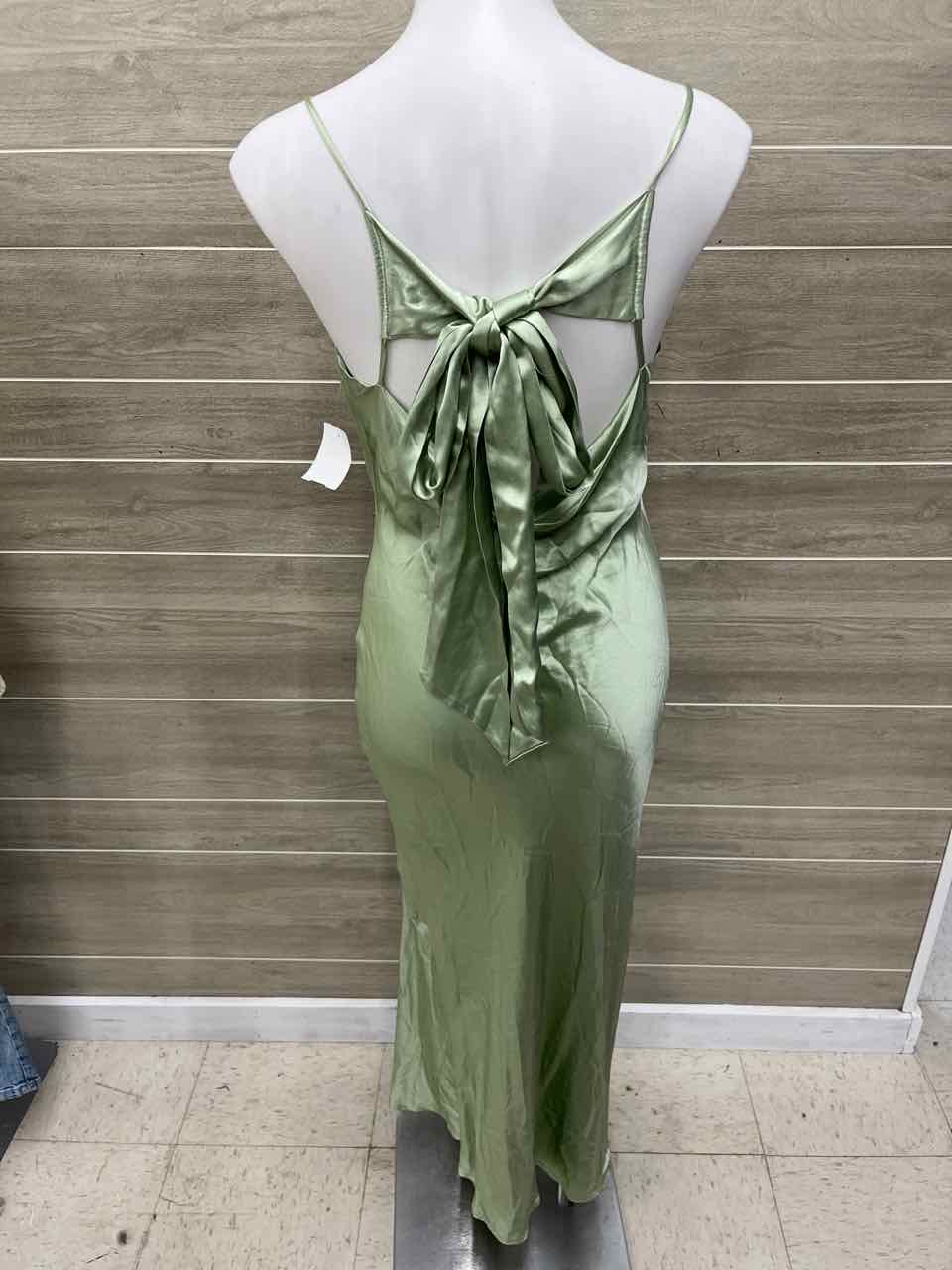 TopShop Size 6 Green Womens Dress