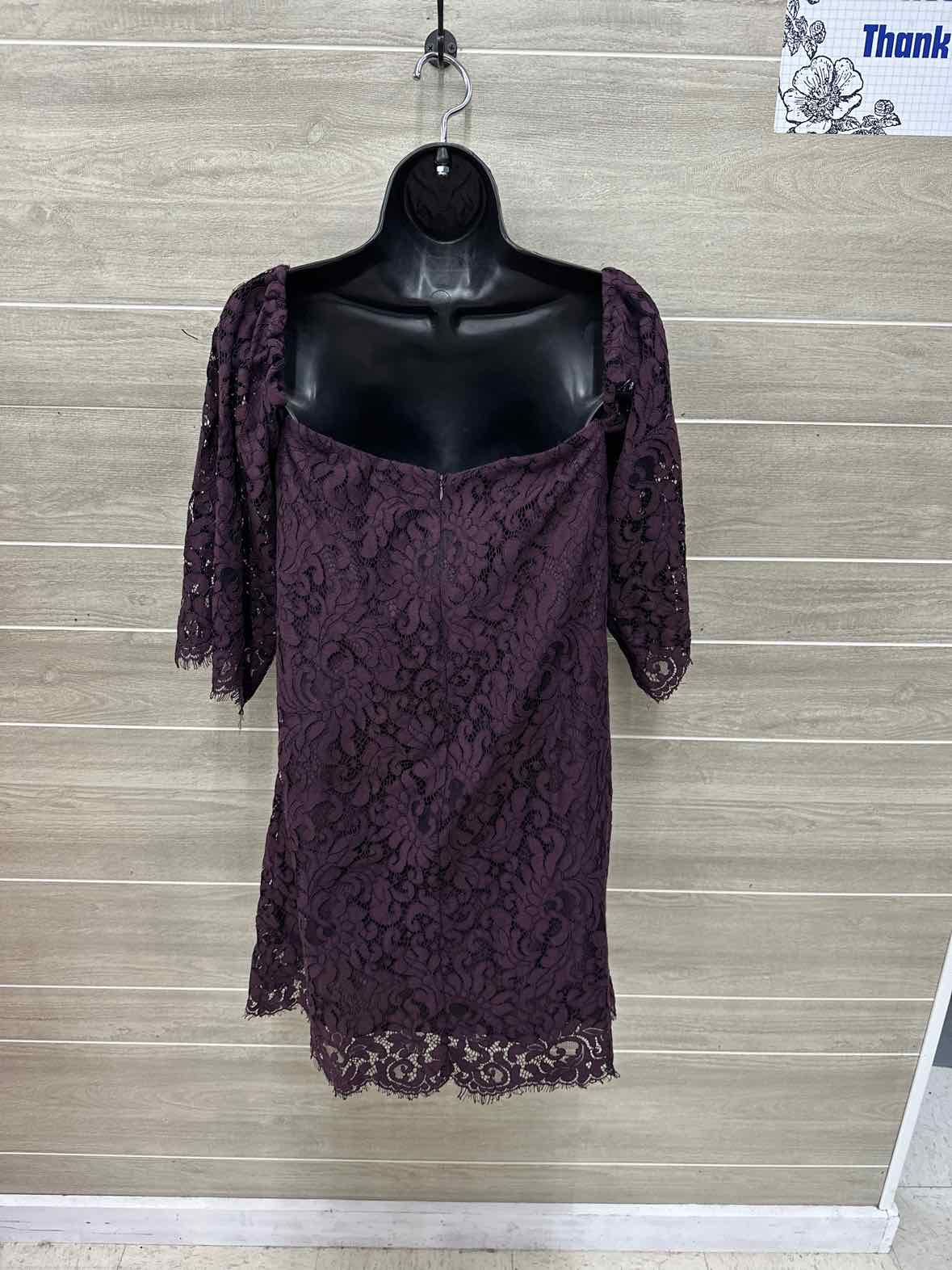 Cupcakes & Cashmere Size 4 Purple Womens Dress