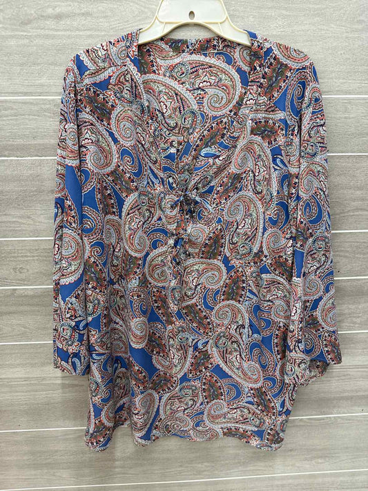 Blue Womens Size 3X Shirt