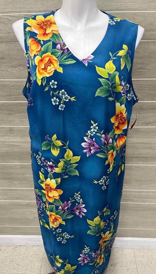 Sag Harbor Size 24W Teal Plus Dress