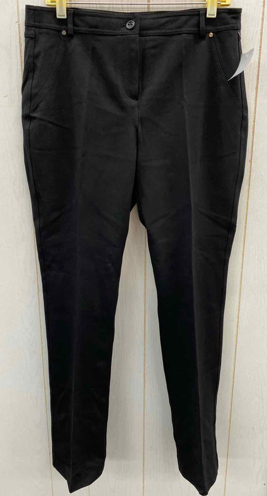 Renuar Black Womens Size 10 Pants