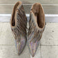 INC US Shoe Size 9.5 Silver Womens Boots