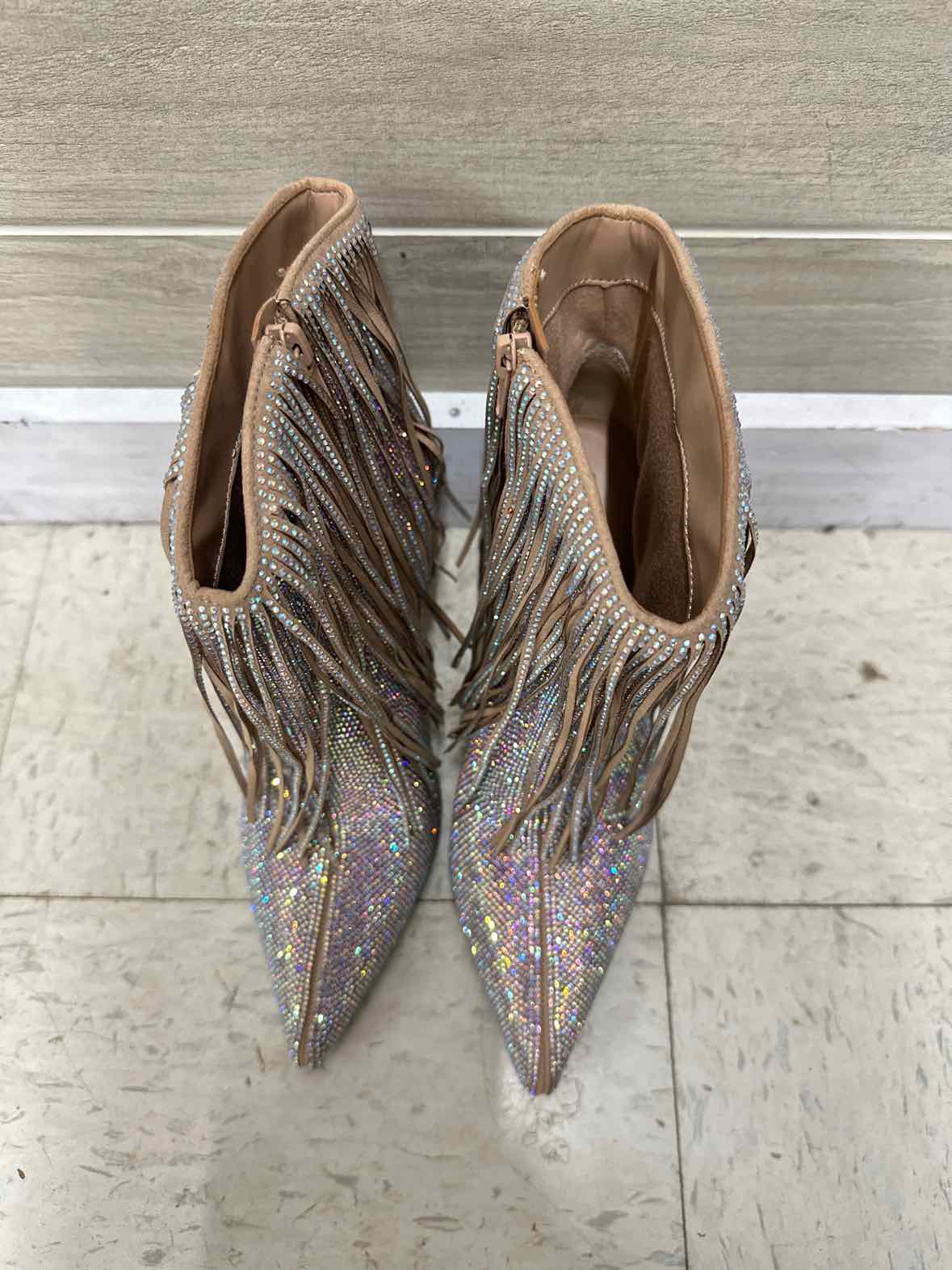 INC US Shoe Size 9.5 Silver Womens Boots