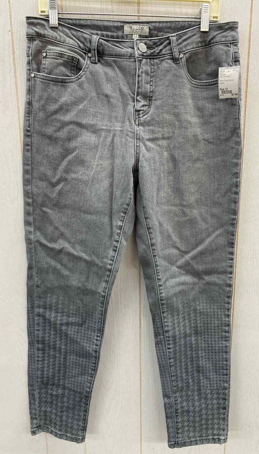 Tru Luxe Gray Womens Size 12 Jeans