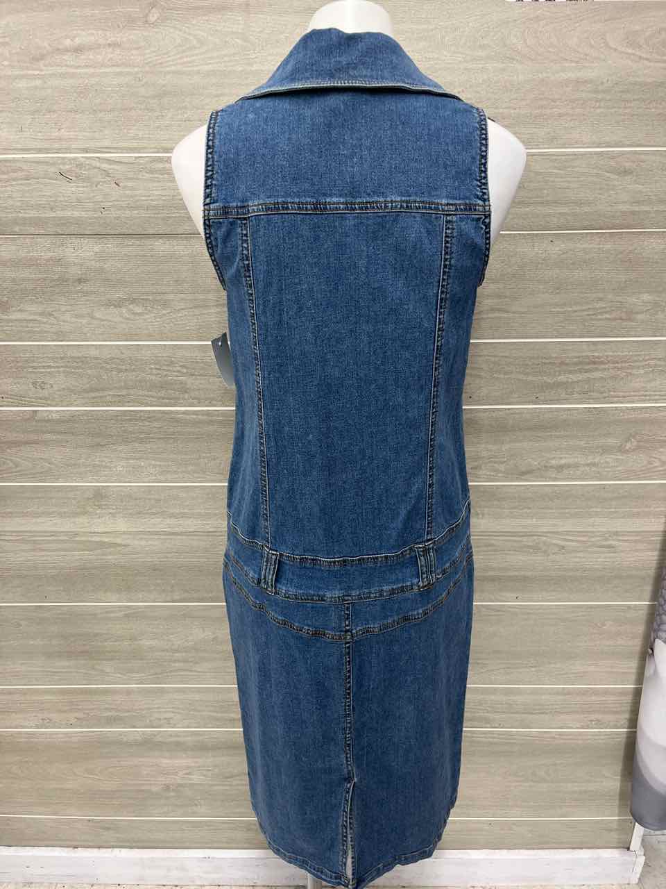 Monroe & Main Size 6 Blue Womens Dress