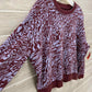 Madewell Burgundy Womens Women Size Small Sweatshirt