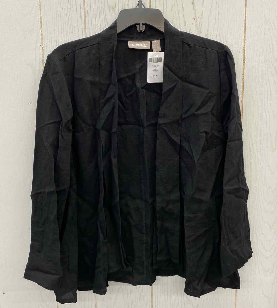 Chico's Black Womens Size M Blazer