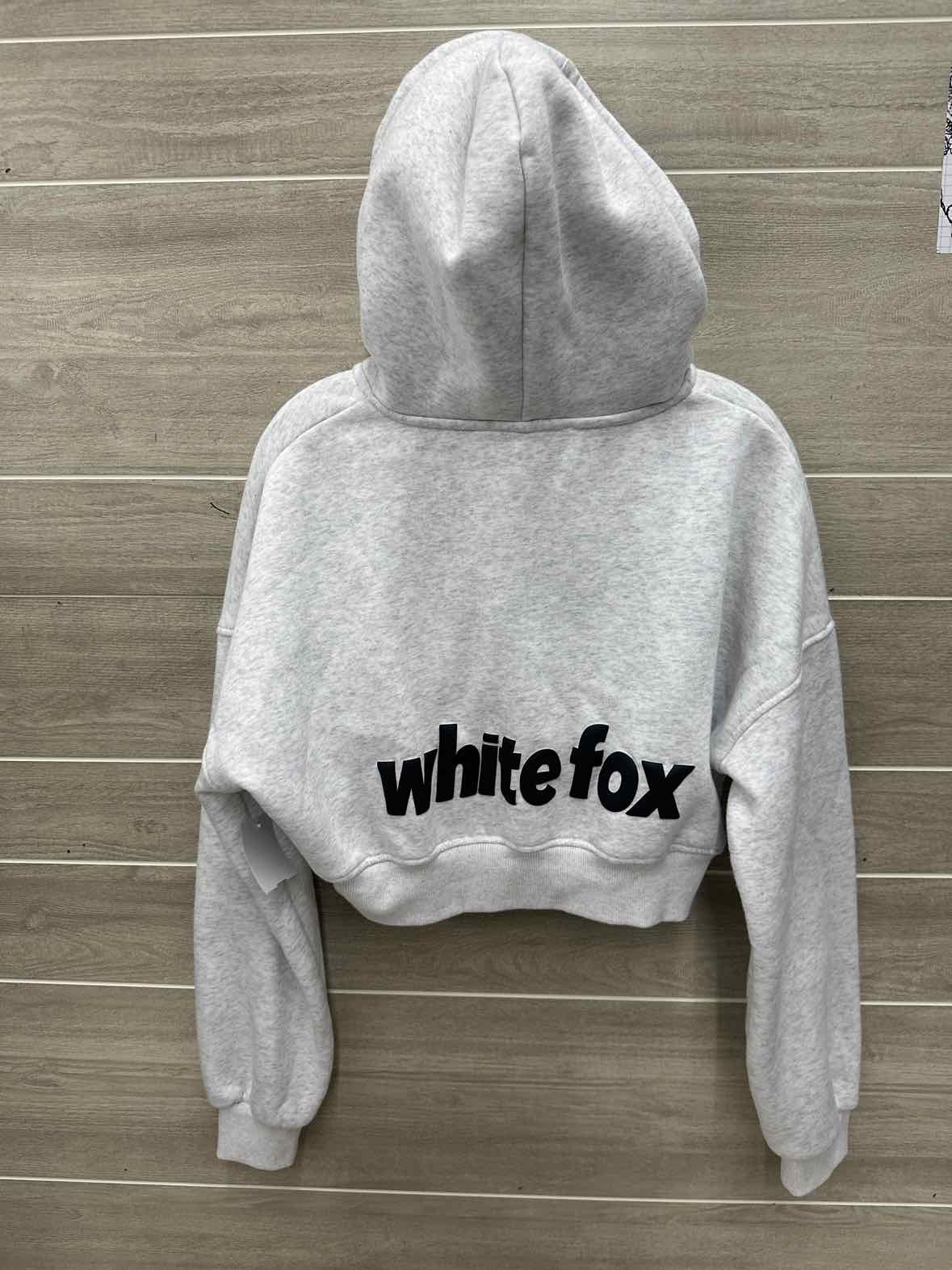 White Fox Size M White Womens Sweatshirt