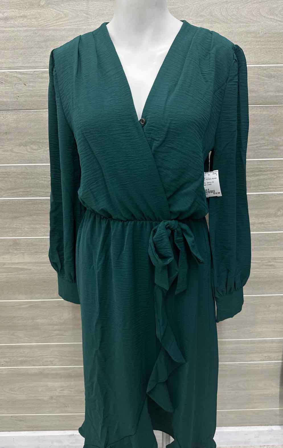 fraiche Size 6 Green Womens Dress