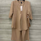 Emory Rose Tan Womens Women Size 12/14 Pant Set
