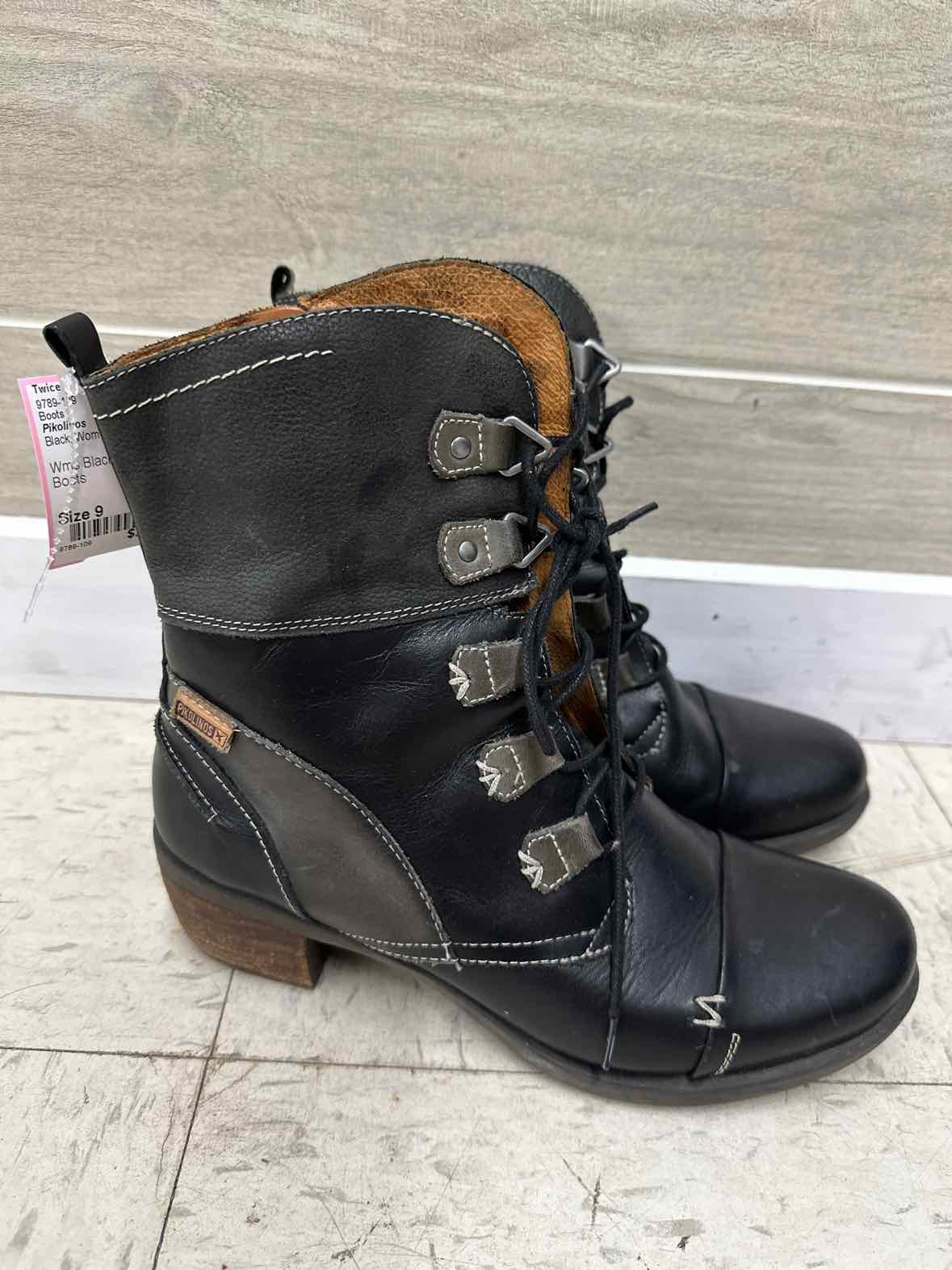 Pikolinos US Shoe Size 9 Black Womens Boots