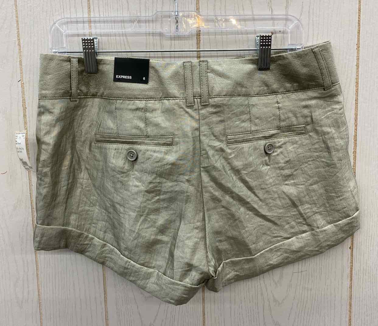 Express Silver Womens Size 6 Shorts