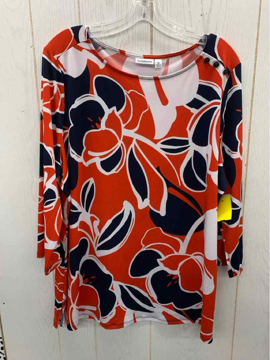 Croft & Barrow Orange Womens Size XL Shirt