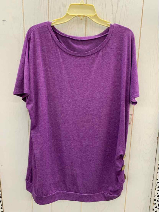 Purple Womens Size XL Shirt