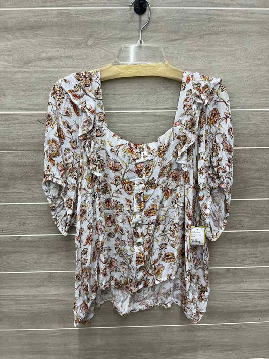 Maurices Size 4X White Plus Shirt