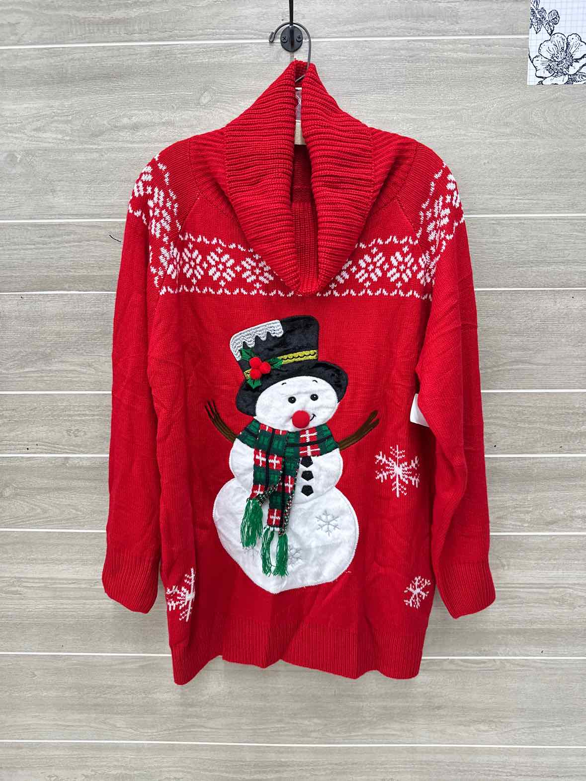 Red Womens Women Size S/M Sweater