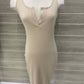 Tan Womens Size 8/10 Dress