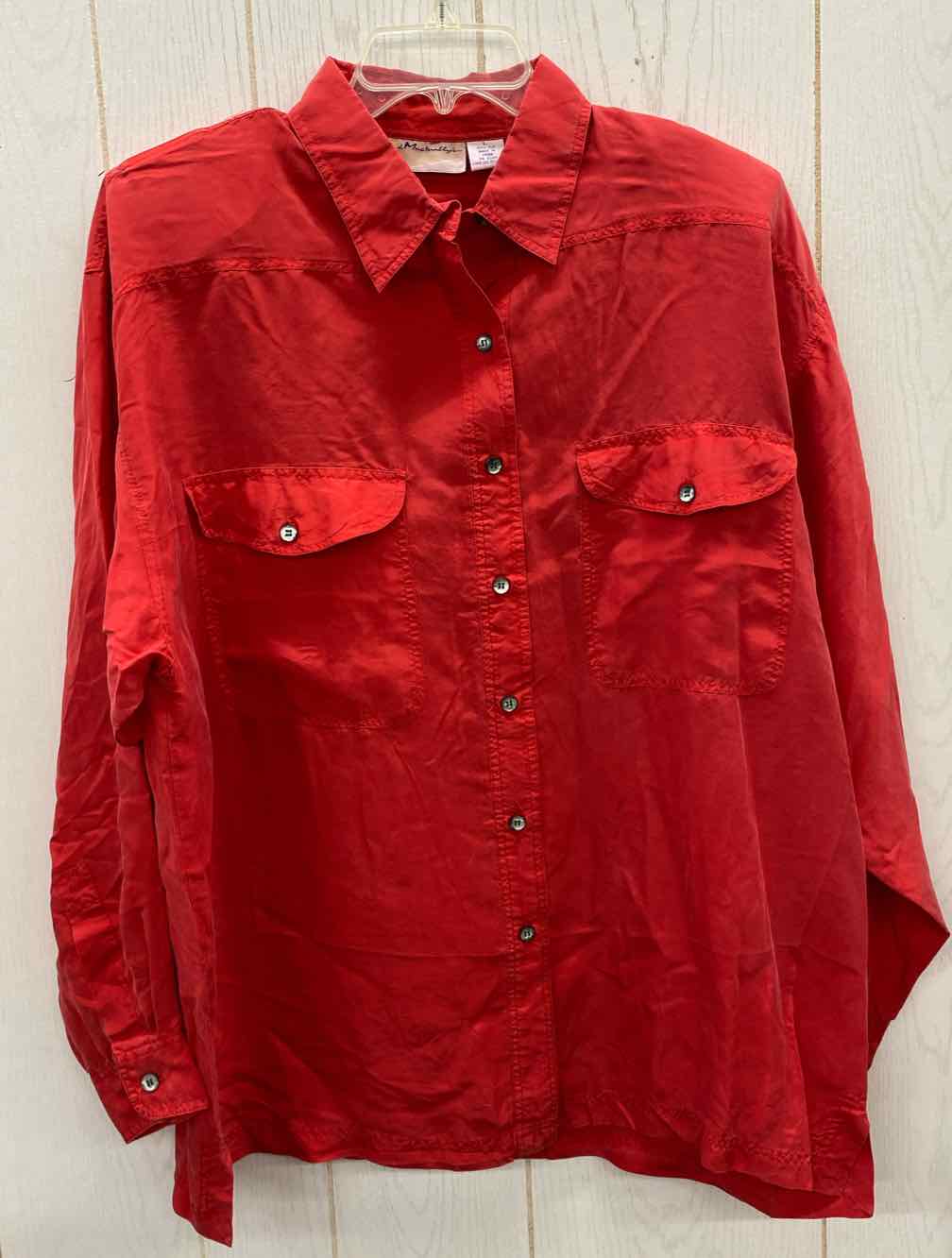 Red Womens Size L Shirt