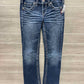 Silver Size 2 Blue Womens Jeans
