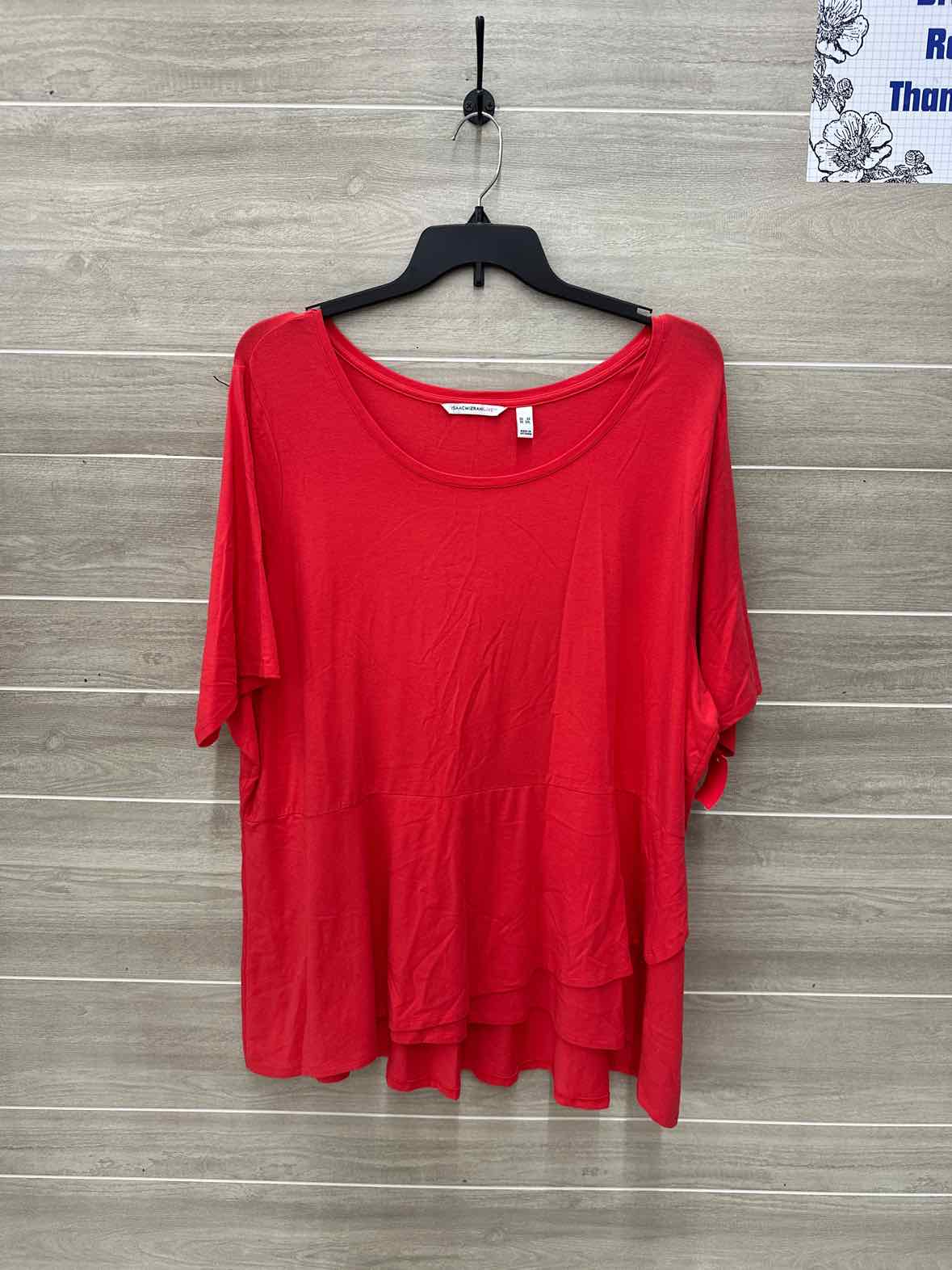 Isaac Mizrahi Coral Womens Women Size 3X/4X Shirt